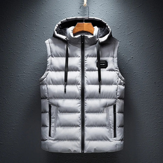 Alpine | Men’s Thermo Insulated Puffer Vest with Detachable Hood