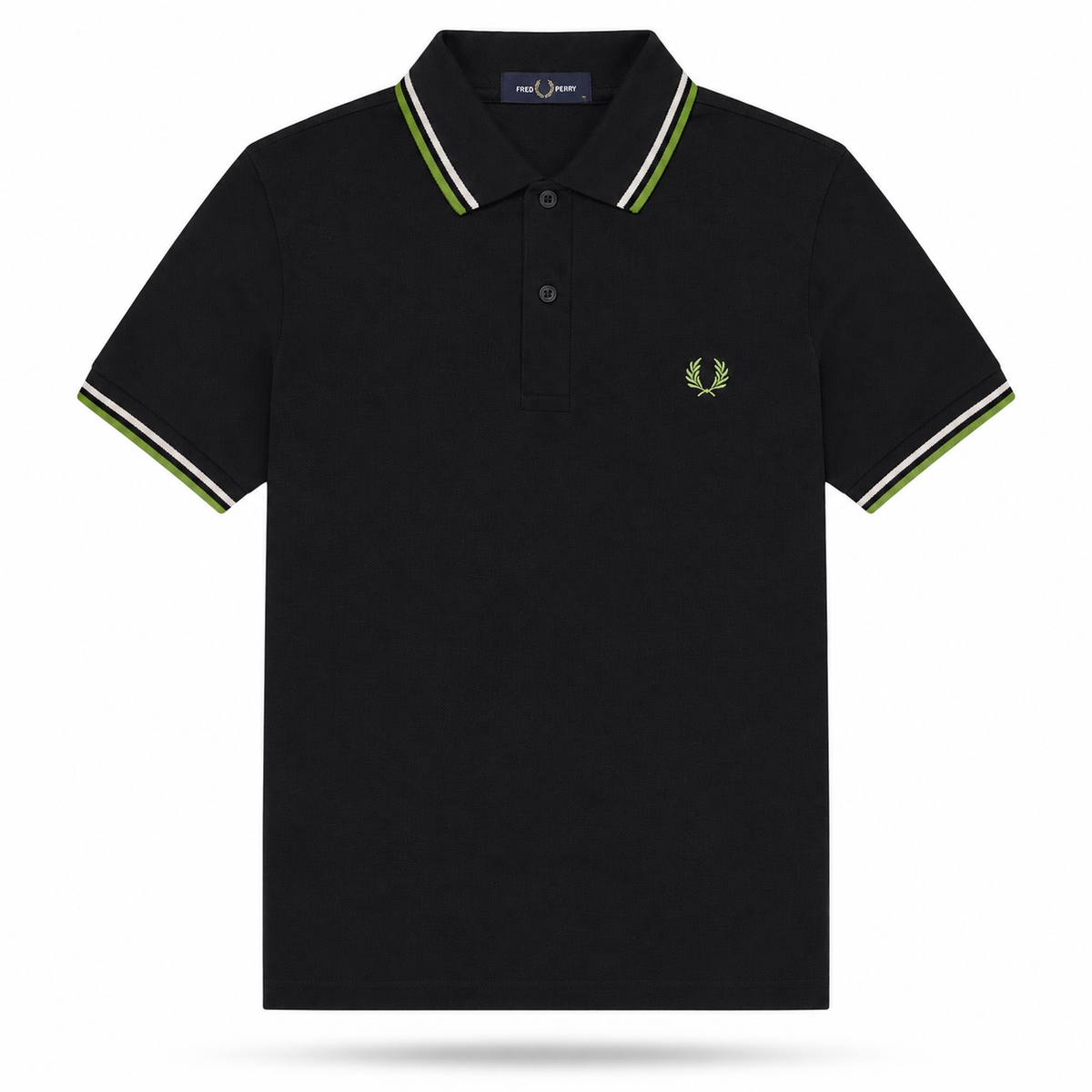 Fred Perry Men's Contrast-Tipped Cotton Polo Shirt – Slim Fit Smart-Casual Polo