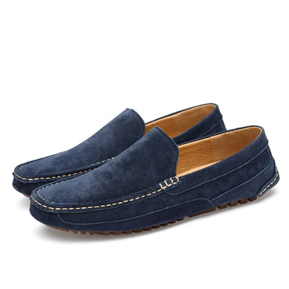 Lusaro | Men’s Soft Suede Slip-On Loafers
