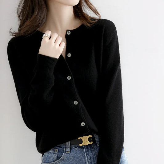 Rionina | Women’s Soft Blend Button-Up Cardigan