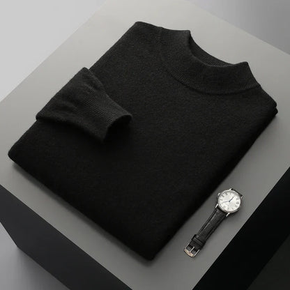 Harlon | Men’s Wool-Blend Mock Neck Pullover